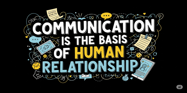 COMUNICAÇÃO É A BASE DO RELACIONAMENTO HUMANO